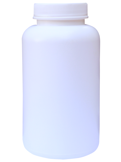 HDPE Plastic Pill Bottle With Common Cap